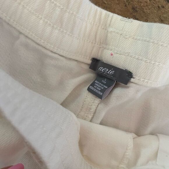 Aerie White Denim Shorts sz Small - Picture 4 of 4